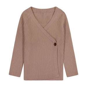 Knit Wrap Top