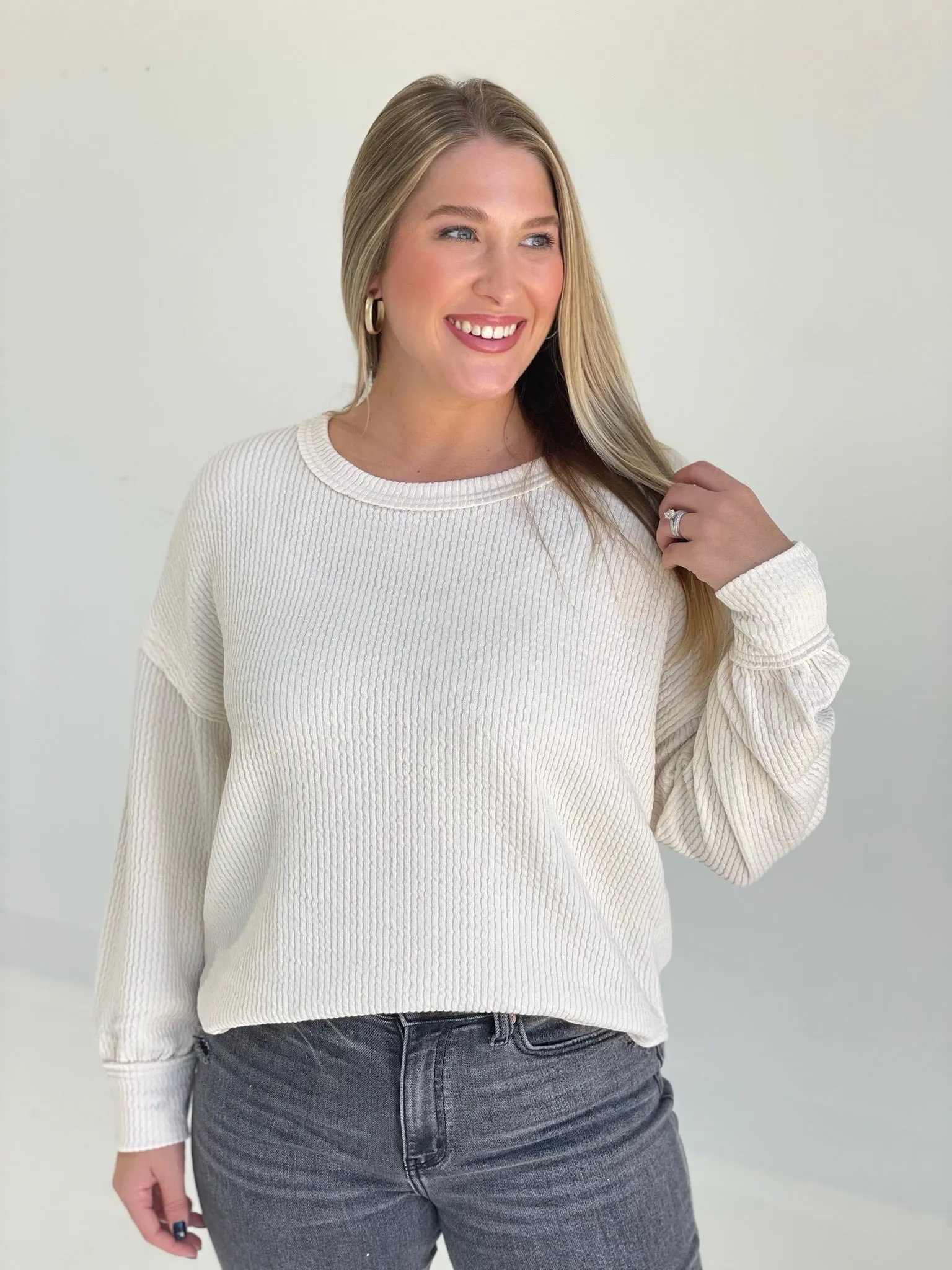 Knit Your Own Top- CREAM