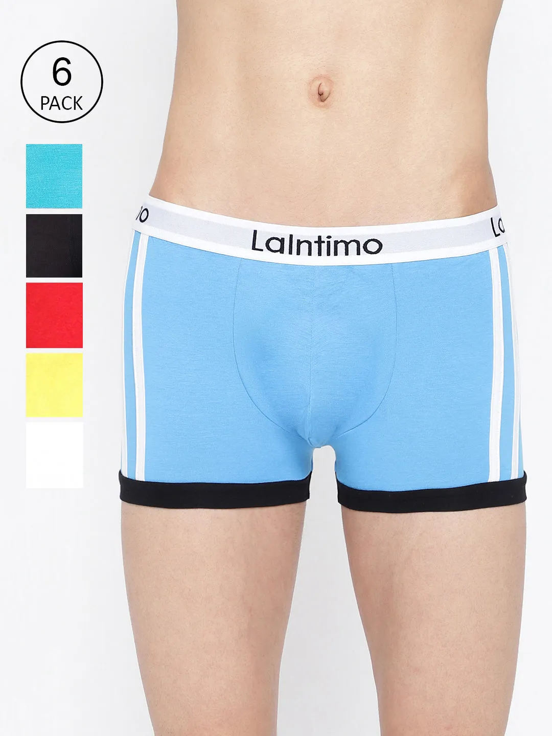 La Intimo Body Boost Striped Trunk (Pack of 6)