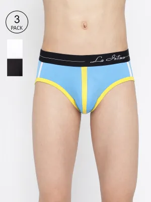 La Intimo Retro Style Brief (Pack of 3)