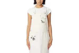 LACY OVERALL DRESS