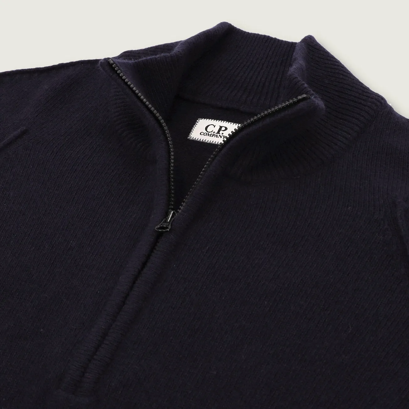 Lambswool Grs Half Zipped Knit