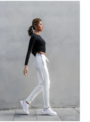 LANIKAR SIDE ZIP TRAINING CIGARETTE PANTS