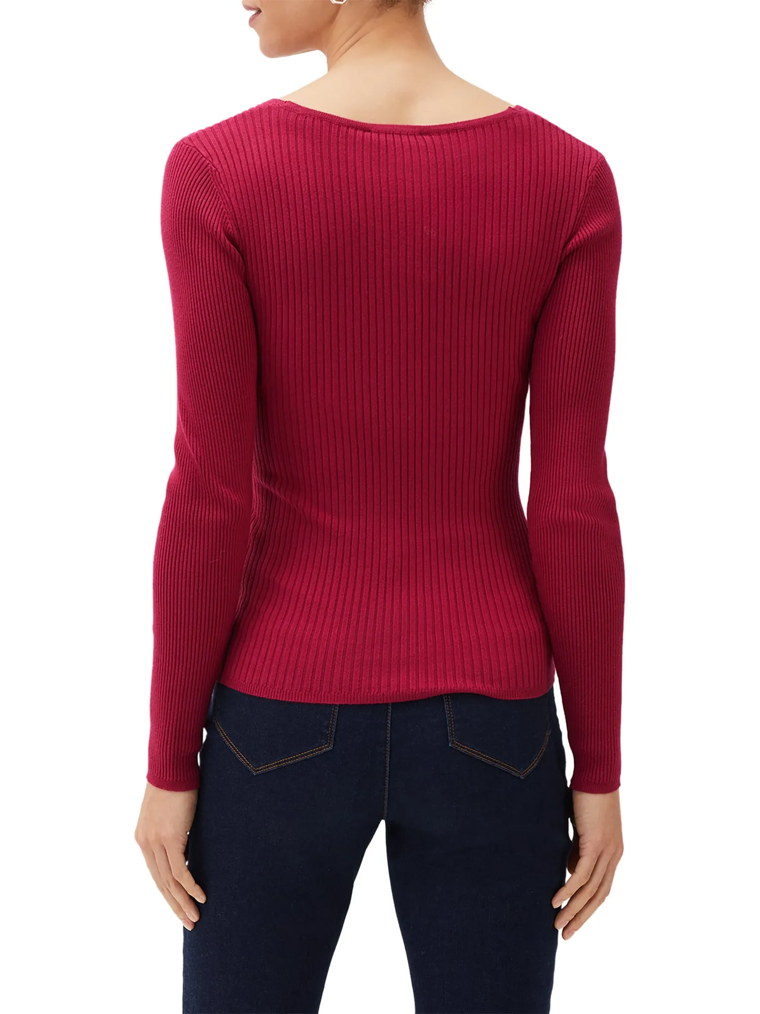 Lelyah Wrap Knit Top