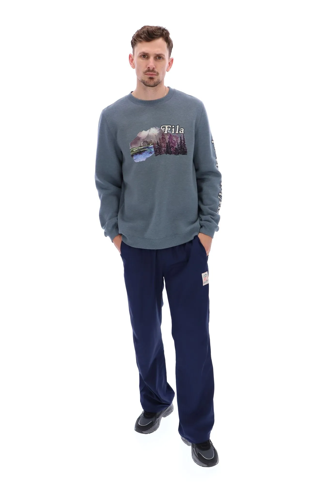 Len Graphic Crew Sweatshirt