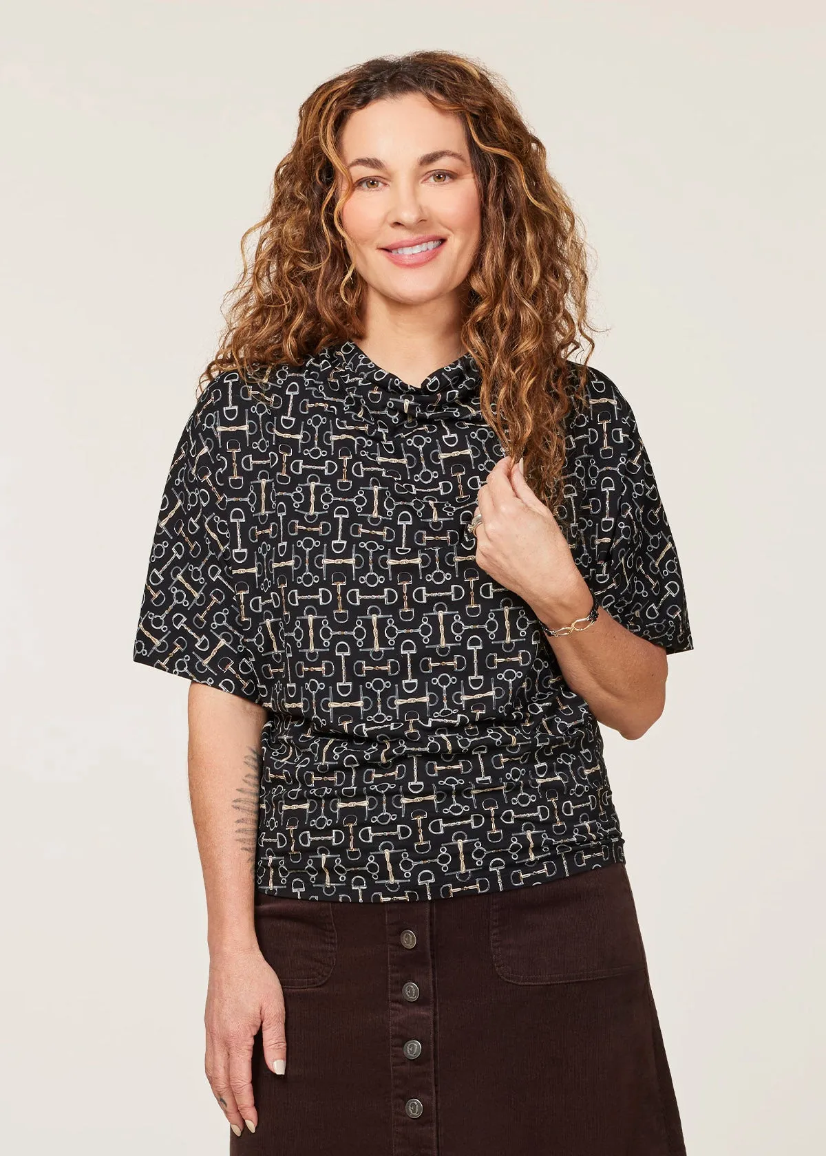 Lexi Cowl Neck Dolman