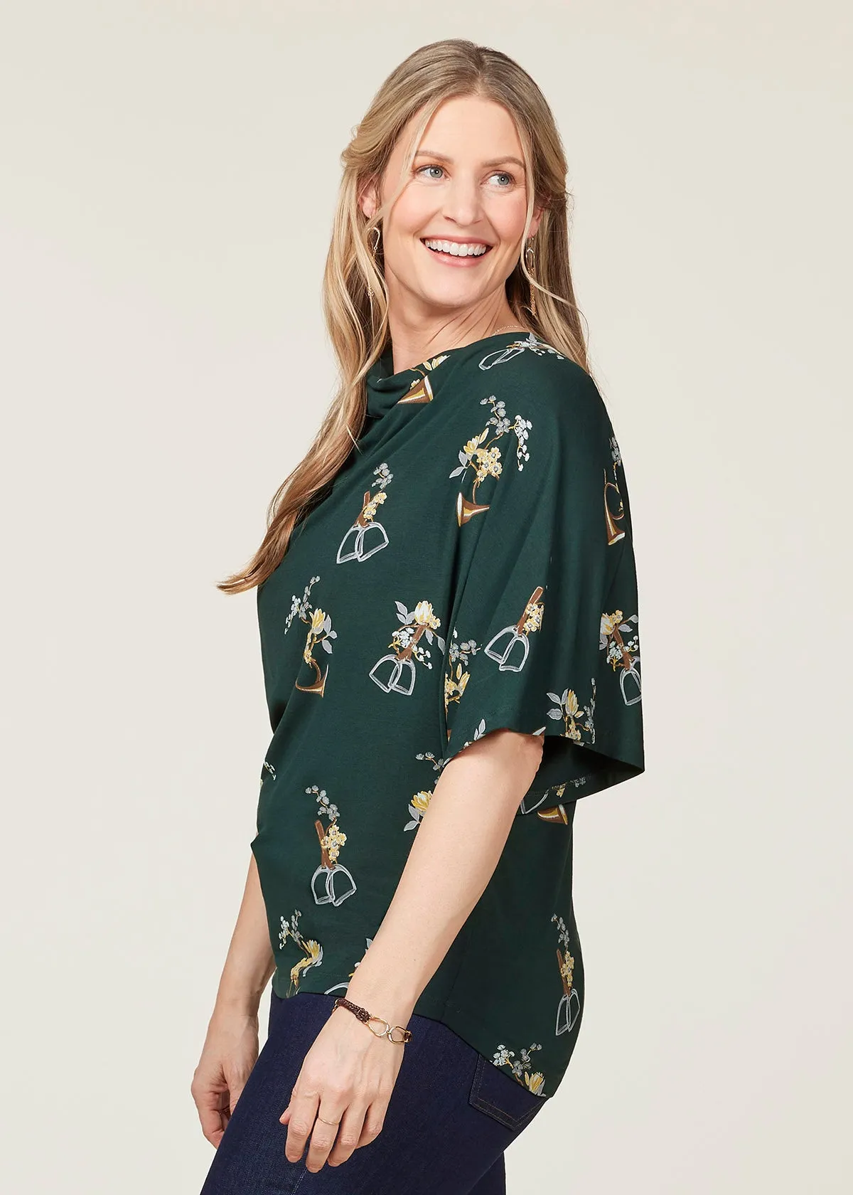 Lexi Cowl Neck Dolman