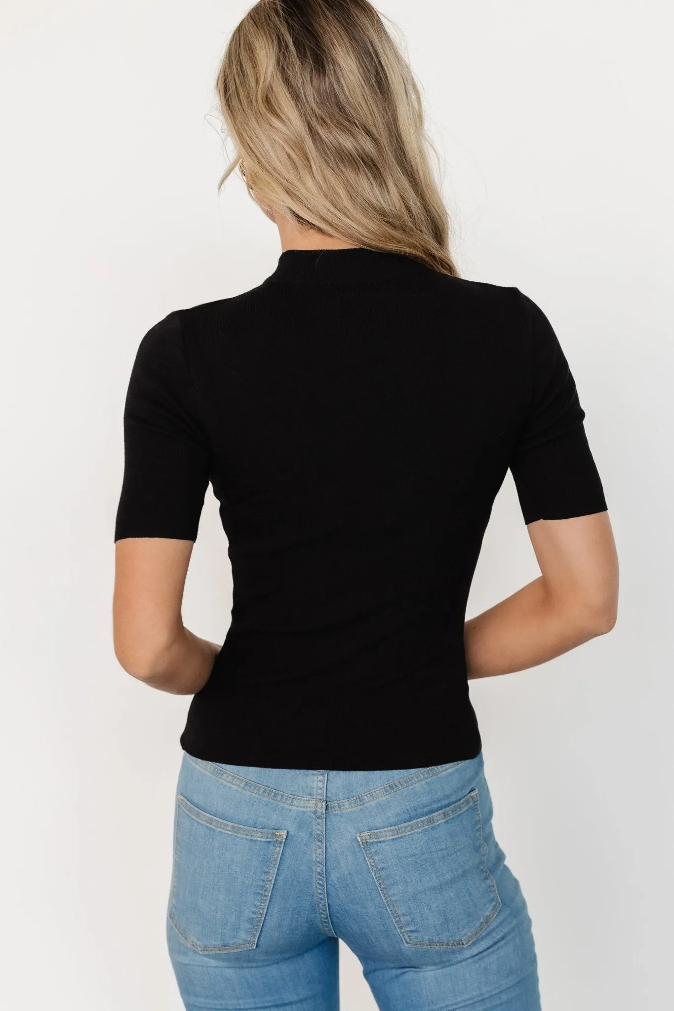 Libby Knit Top | Black