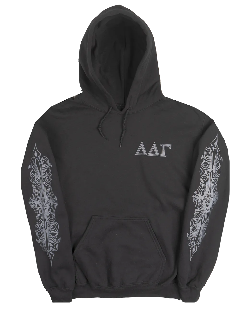 LICENSED DDG HOODIE BLACK - GREEK LETTERS