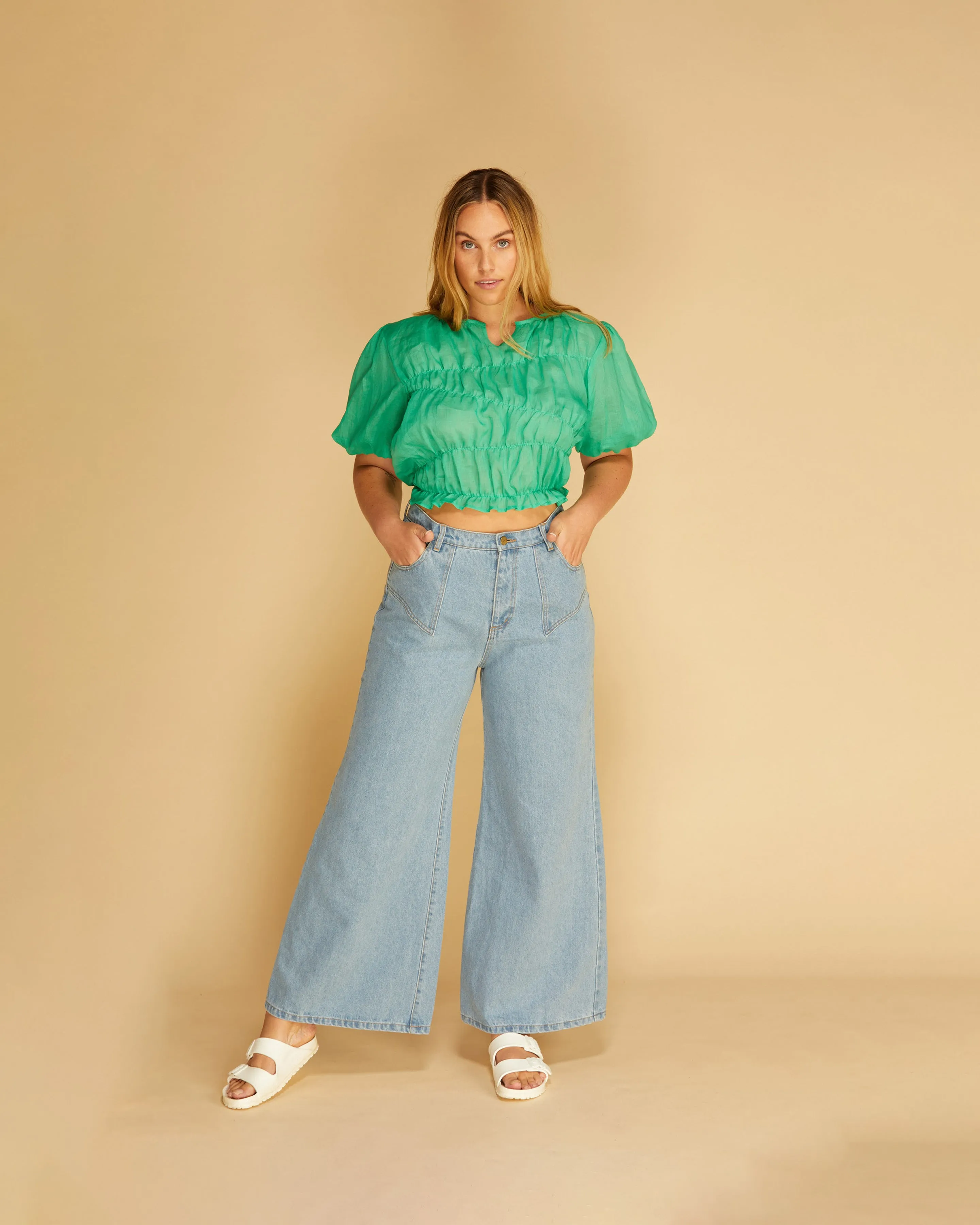 LILLIE TOP GREEN