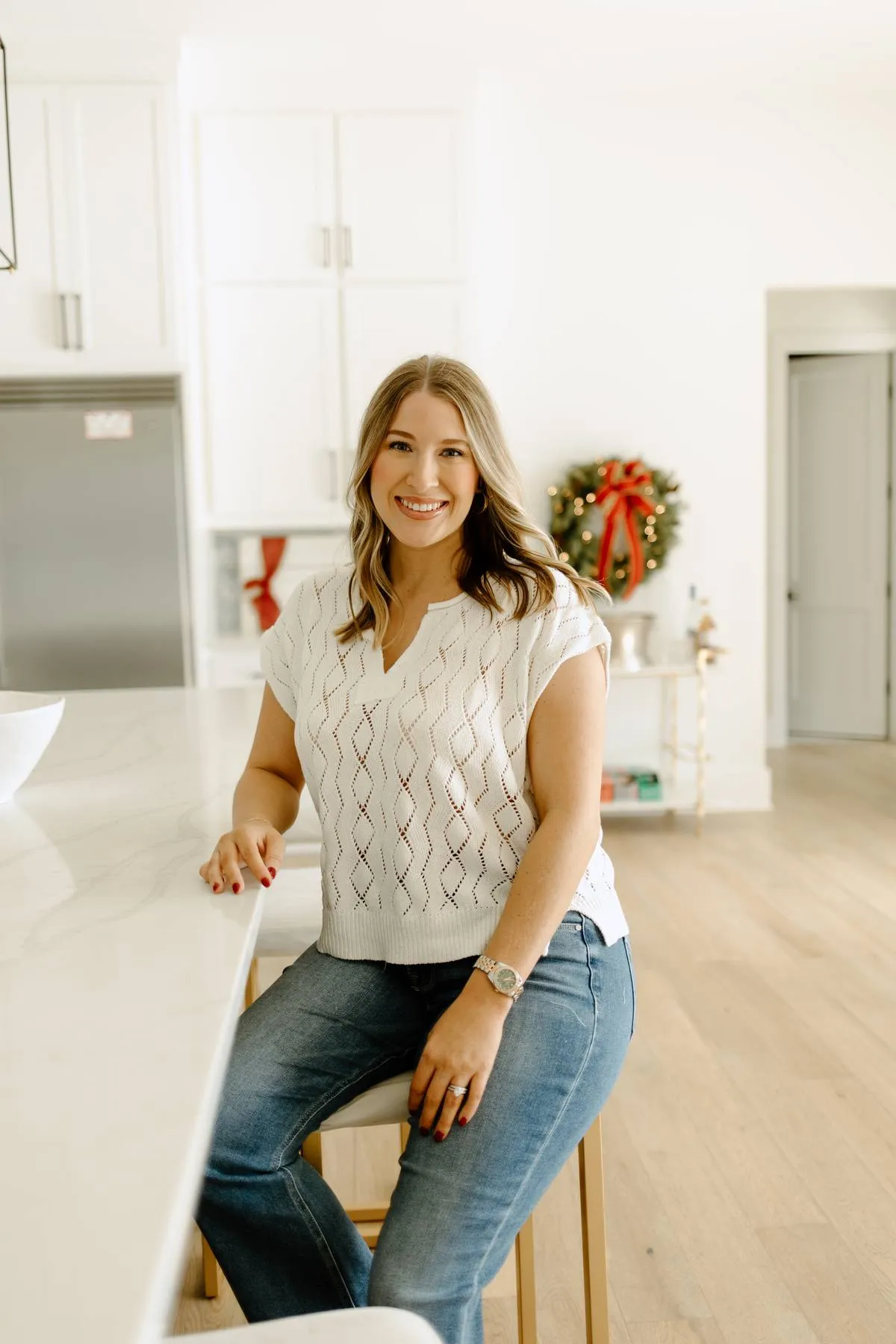 Lissa Slouchy Knit Top - Ivory