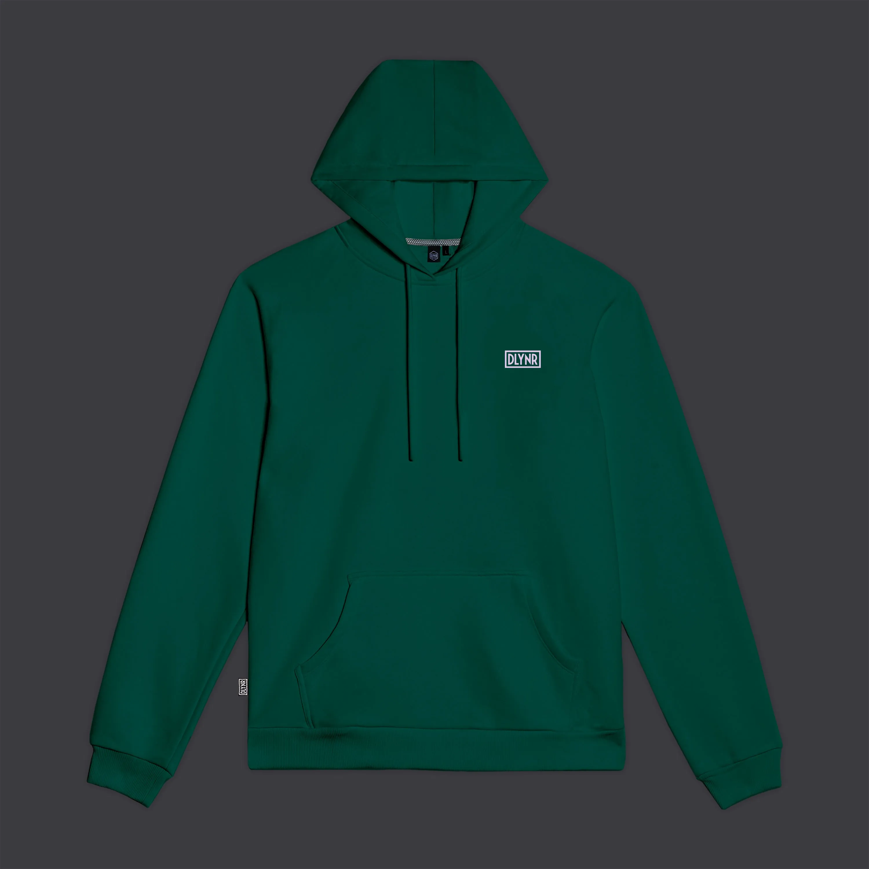 Logo Back Hoodie Green