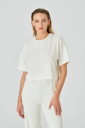 Loose Knit Top White