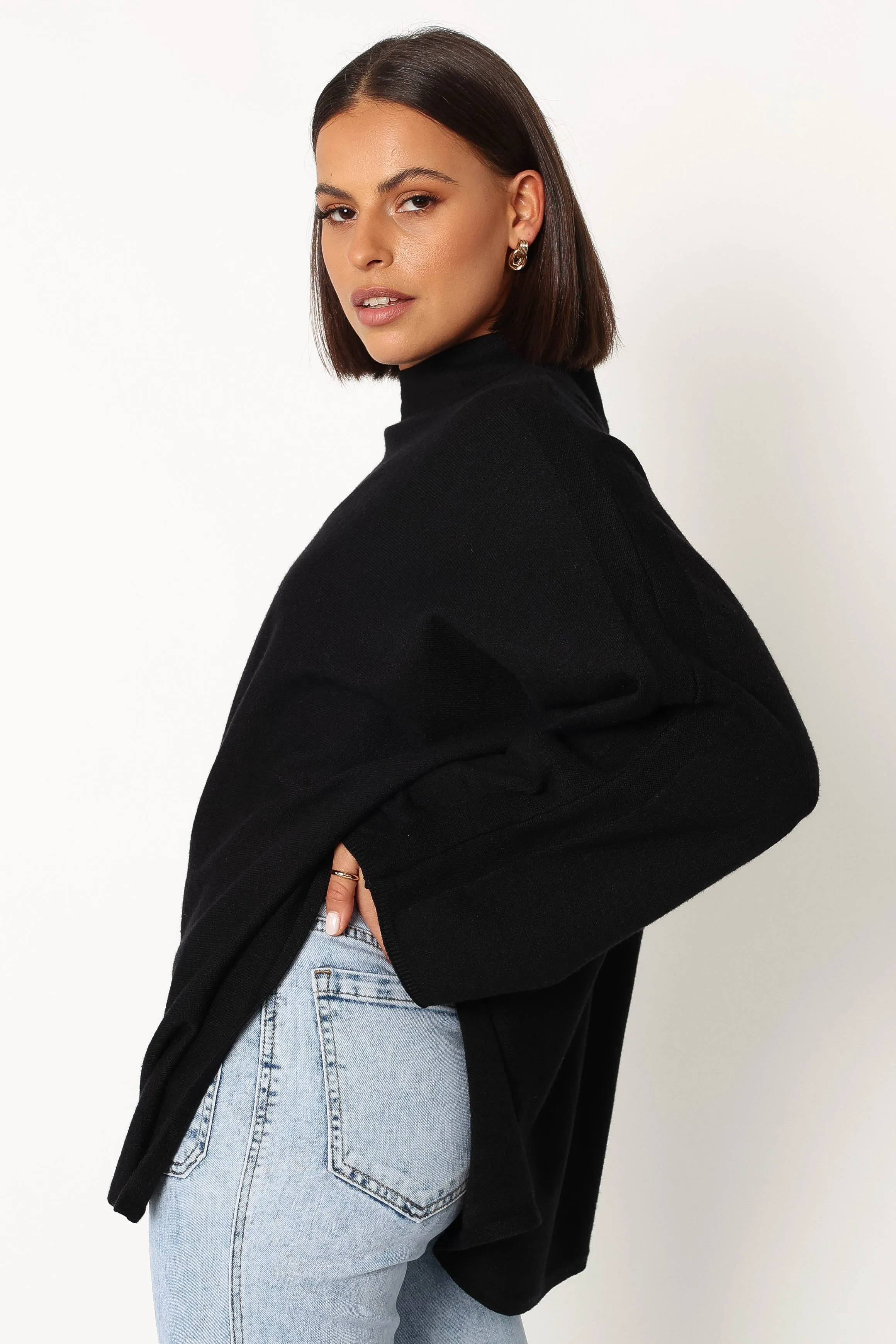 Lorie Knit Top - Black