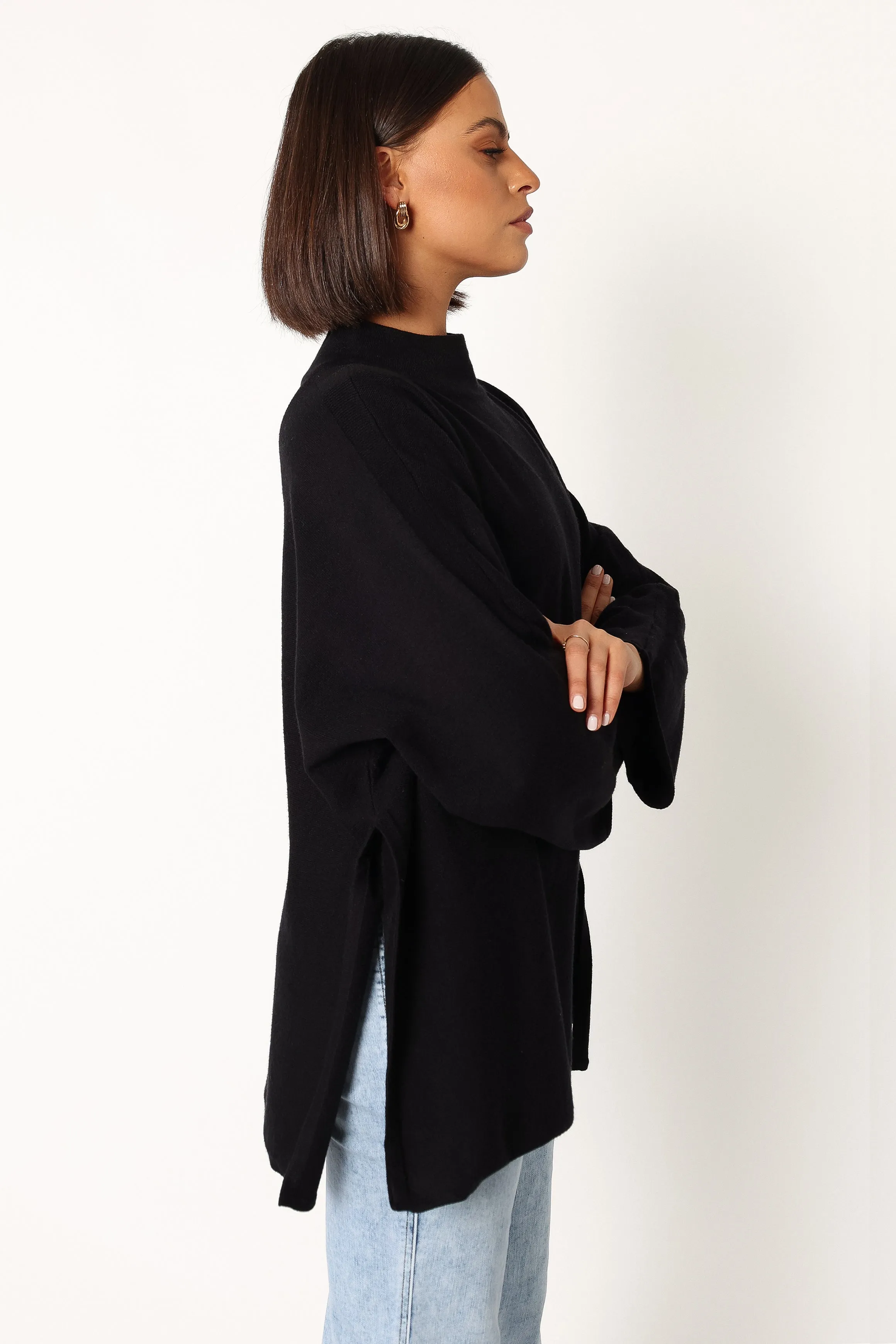 Lorie Knit Top - Black
