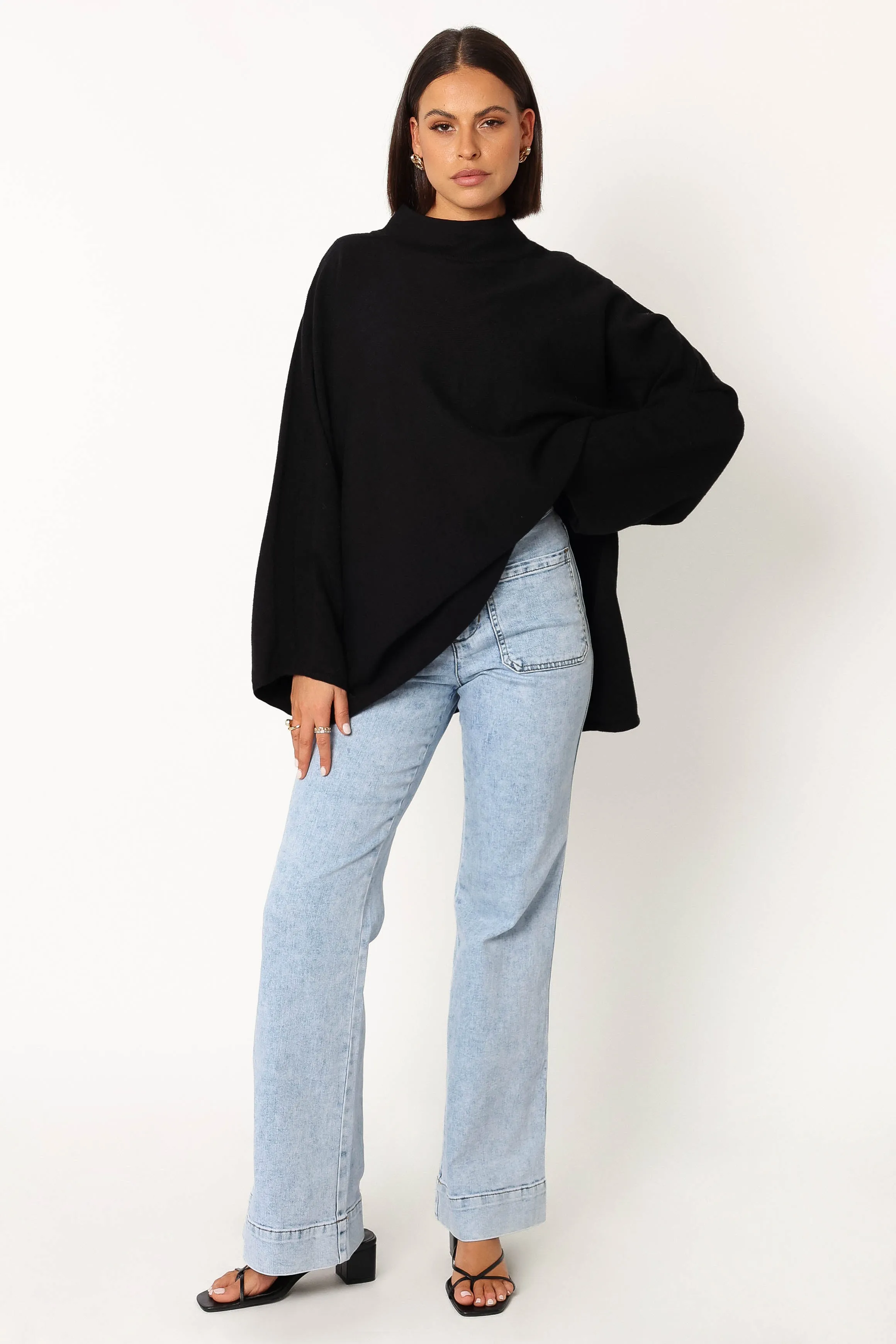 Lorie Knit Top - Black
