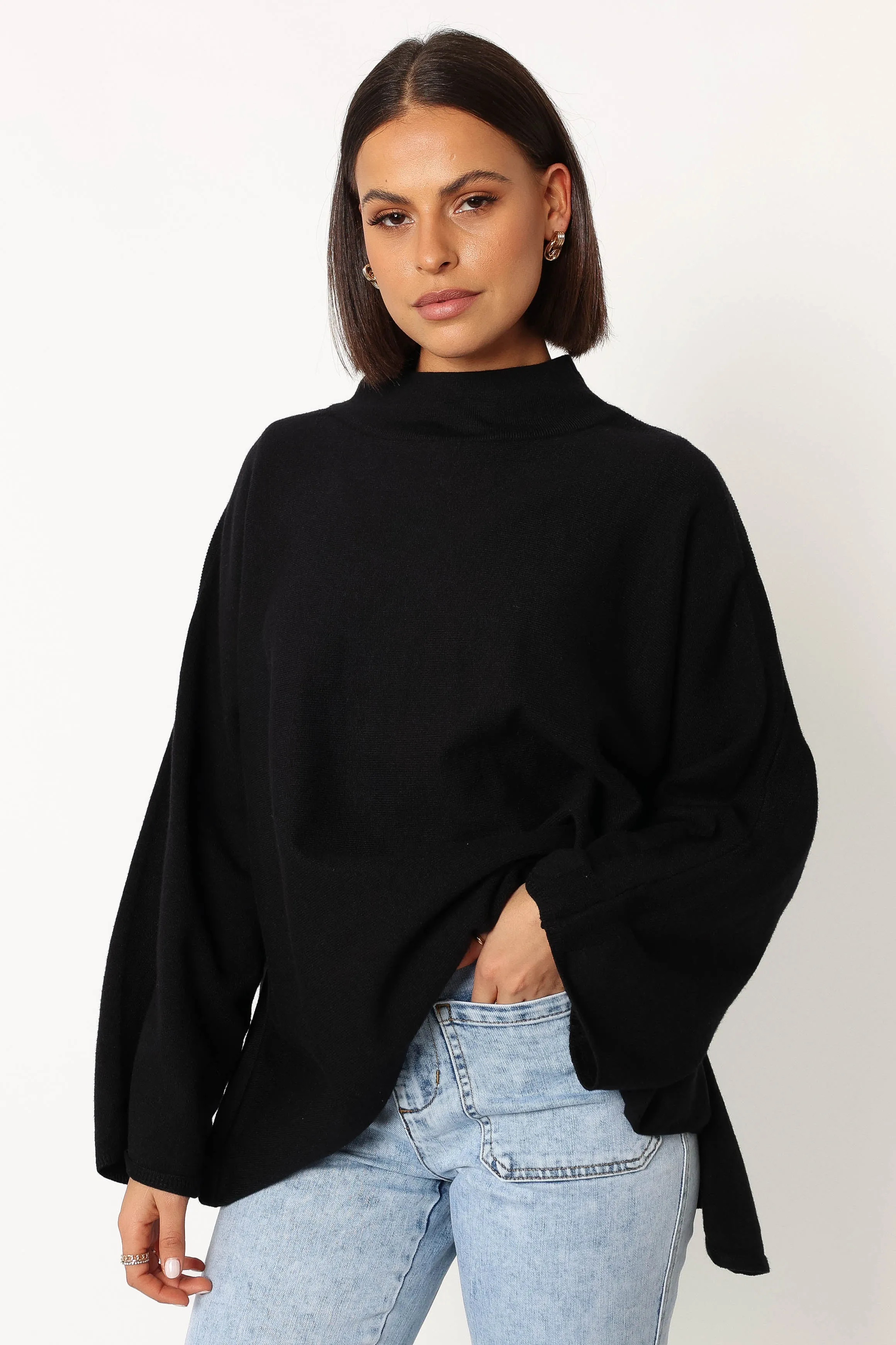 Lorie Knit Top - Black