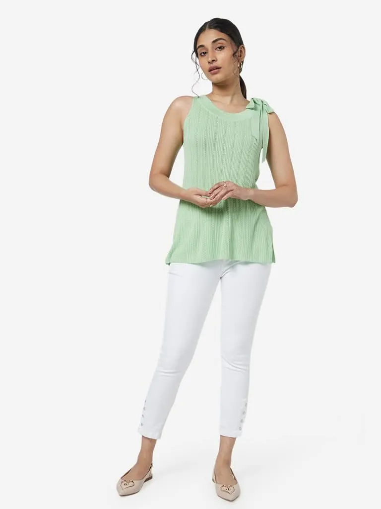 LOV Mint Knit Pattern Elena Top
