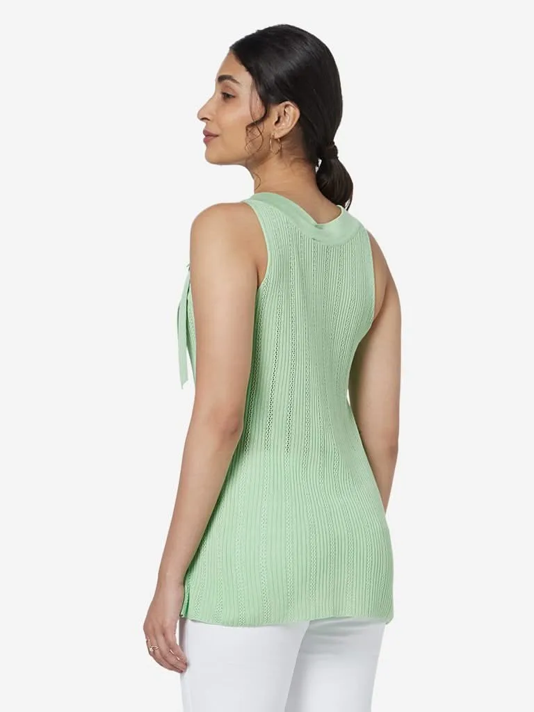 LOV Mint Knit Pattern Elena Top