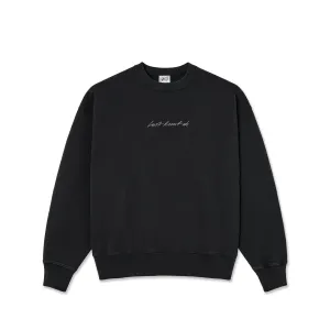 LR Signature Sweater (Washed Black)