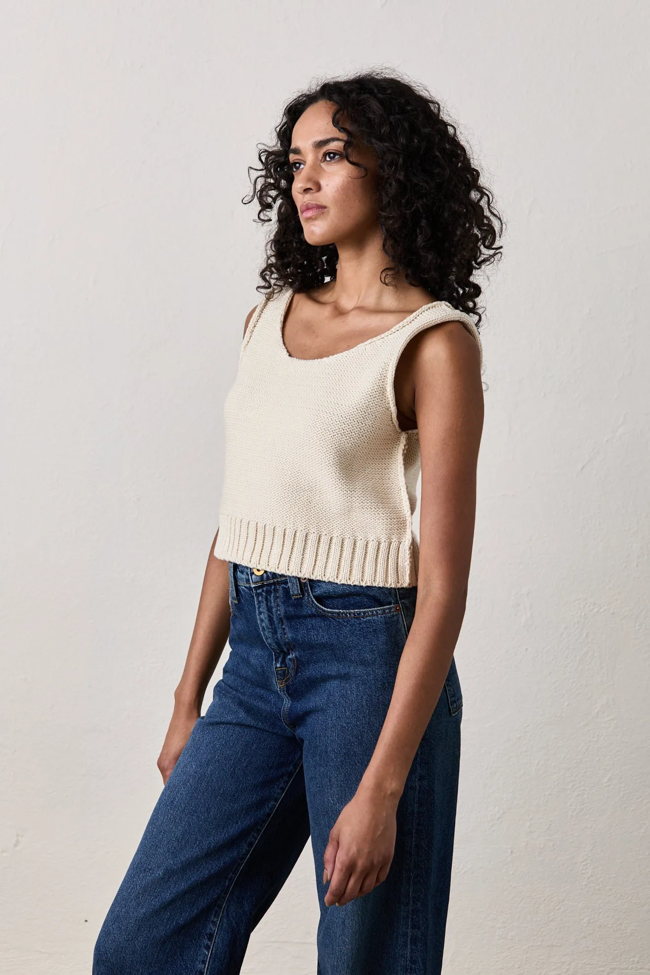 LUNA TANK / CREAM