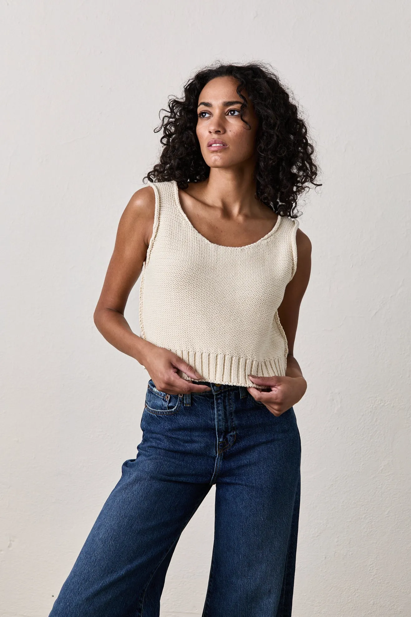 LUNA TANK / CREAM