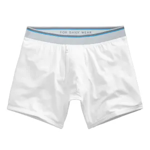 Mack Weldon - "18-Hour Jersey" Boxer Brief in Bright White