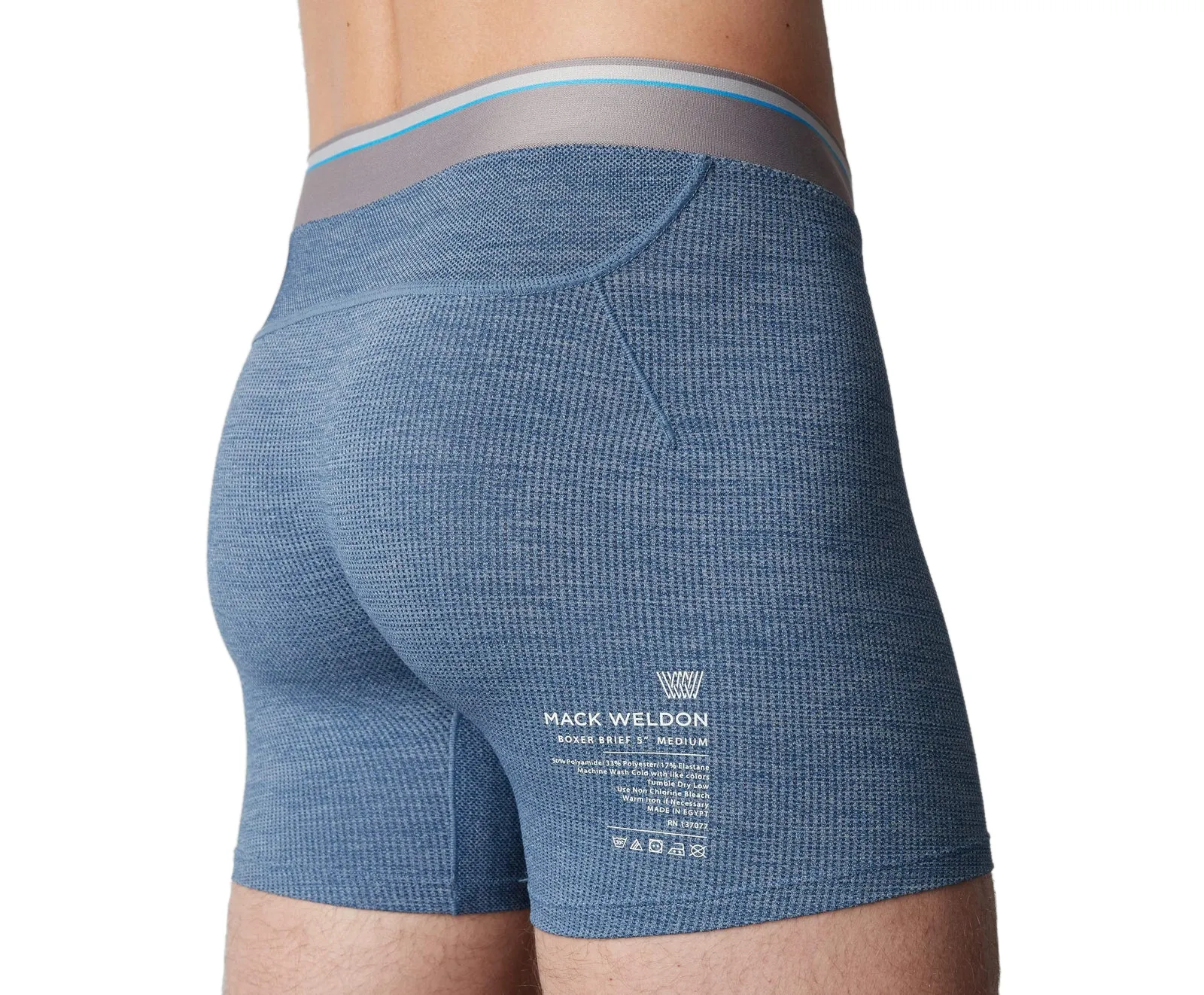 Mack Weldon - "AIRKNIT X" Boxer Brief in Charcoal Heather