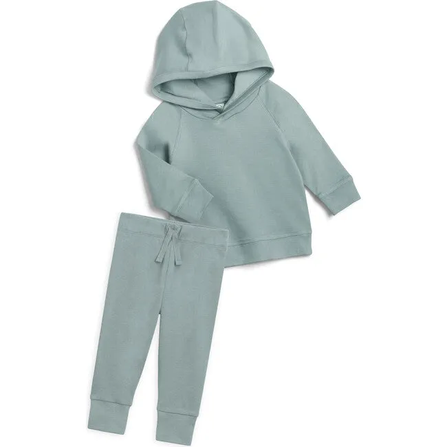 Madison Organic Hooded Pullover - Ocean