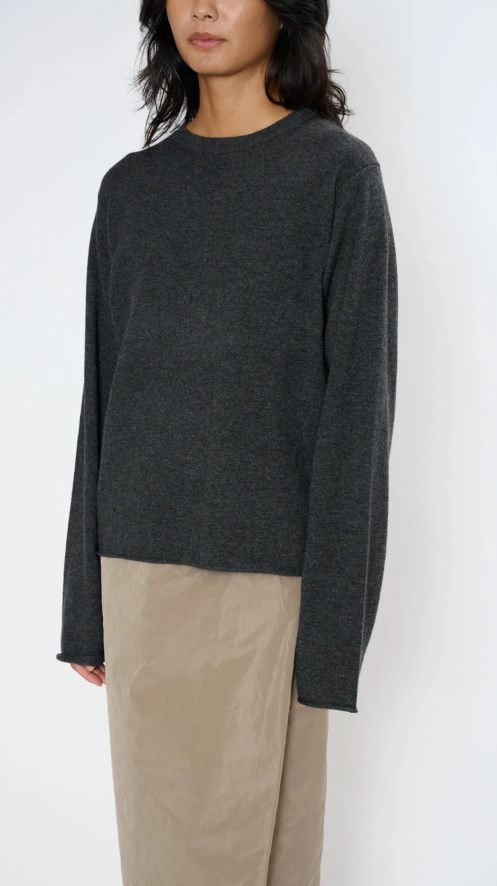 Malou Sweater in Charcoal Melange
