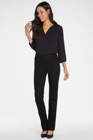 Marilyn Straight Pull-On Jeans Black SpanSpring™ Denim | Black