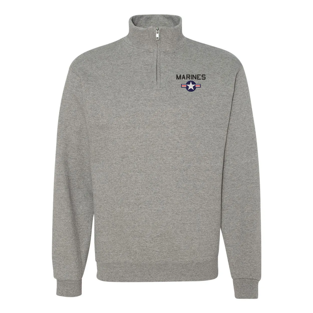 Marine Roundel Quarter Zip Sweatshirt