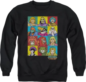 Masters Of The Universe Characters Sweatshirt
