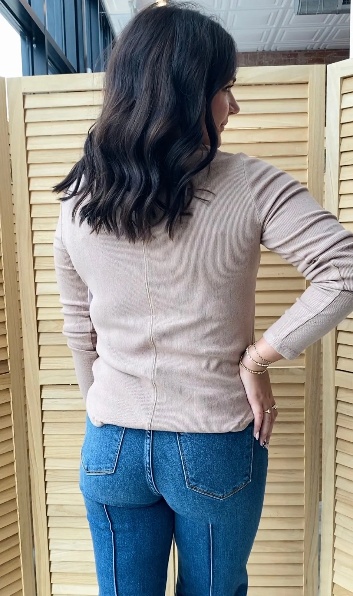 Meant For Me Knit Top | Taupe