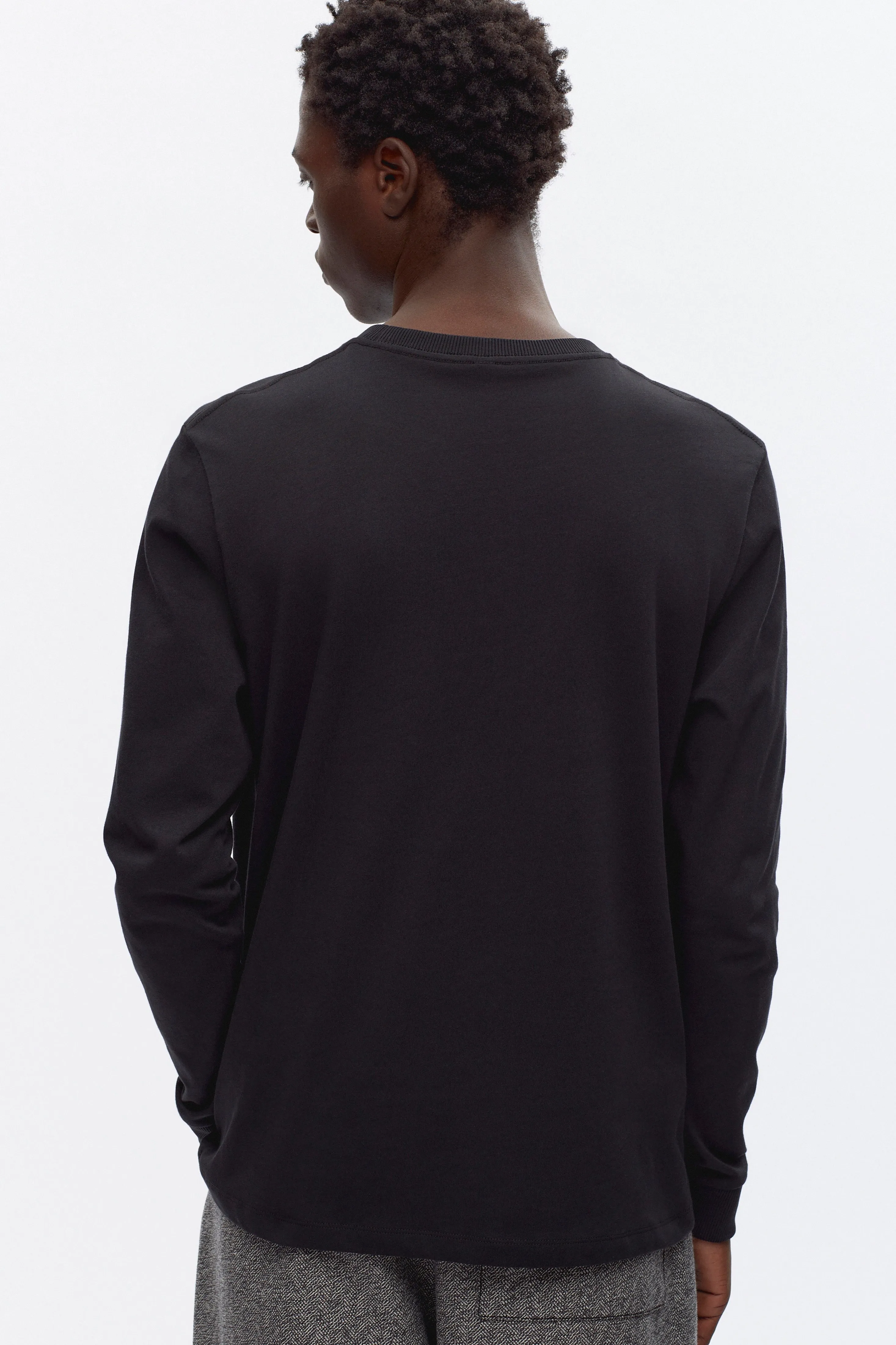 Men's Midweight Longsleeve in Black