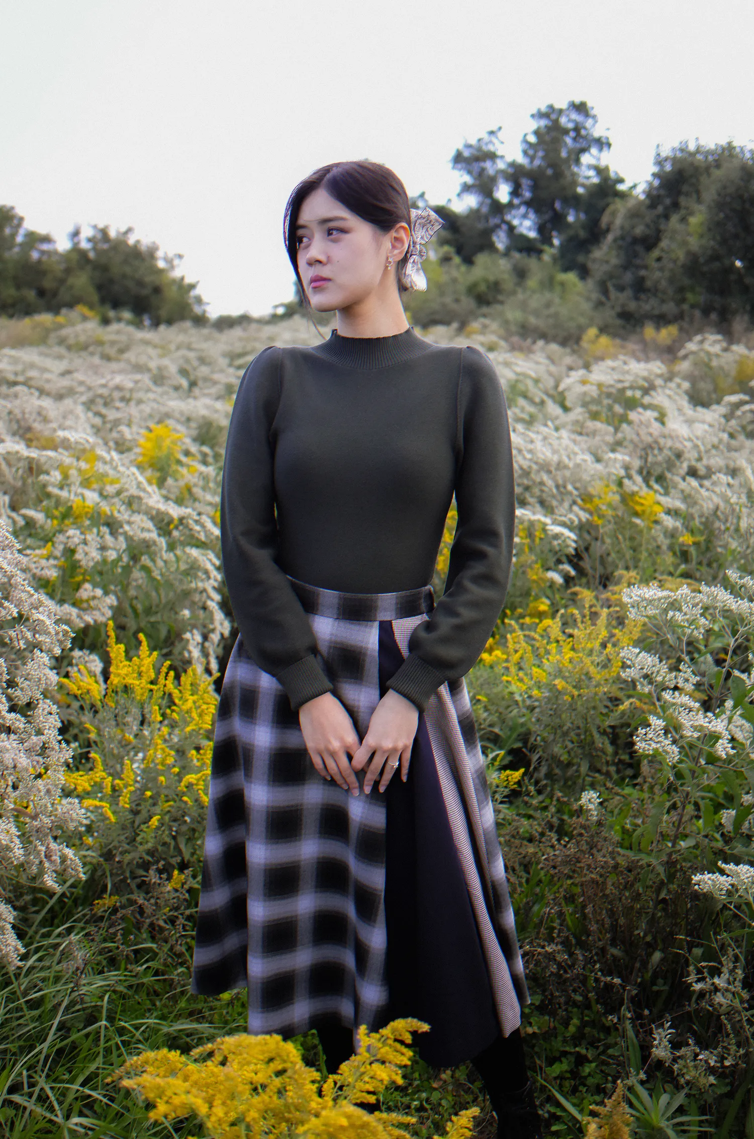 Meryl Knit Top - Pine