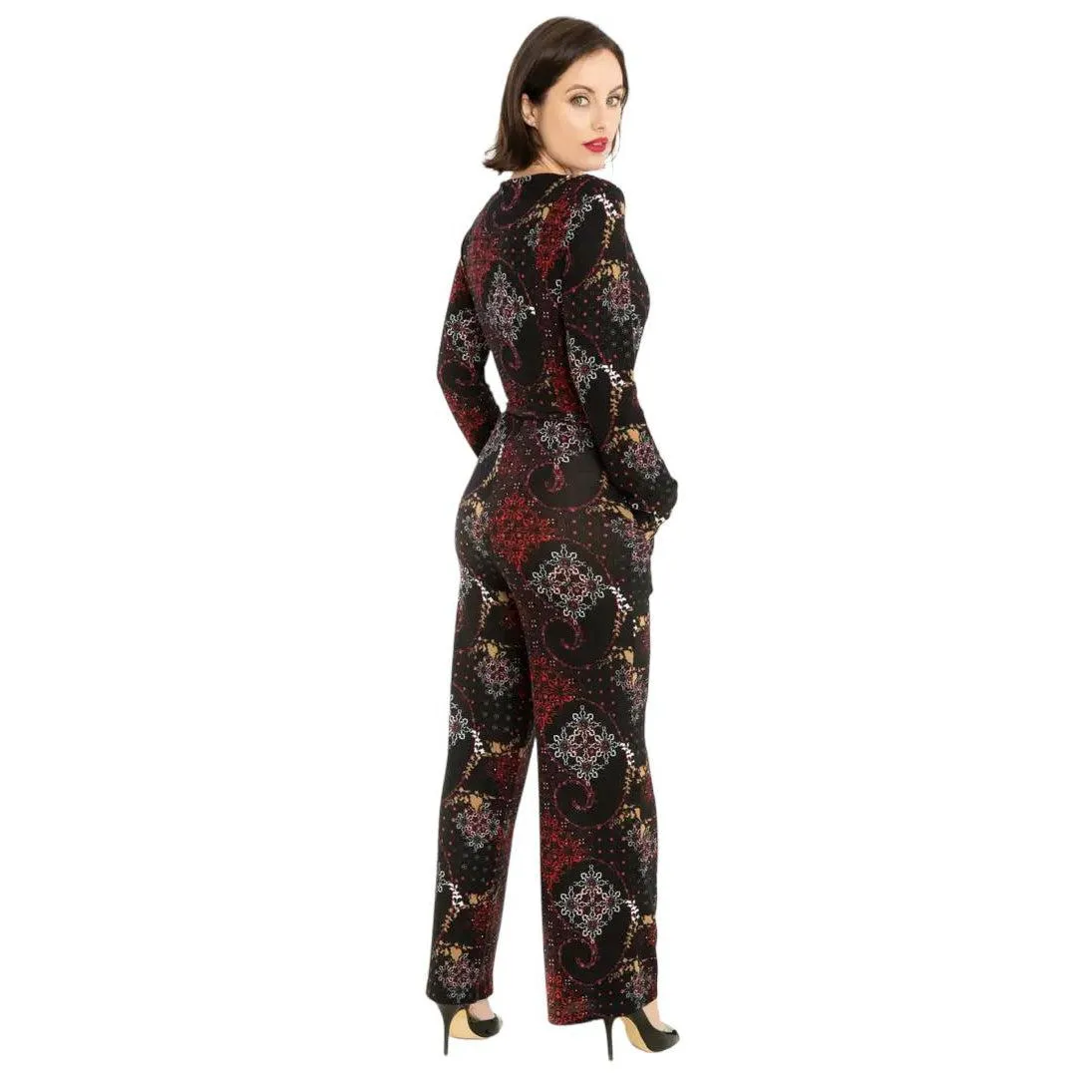 Miss Lulo Lisa Sweater-Kint Jumpsuit