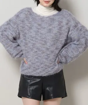 MIXED COLOR KNIT TOP