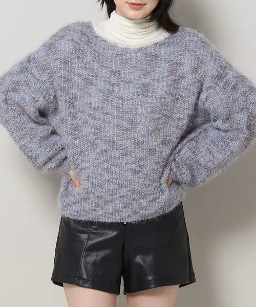 MIXED COLOR KNIT TOP