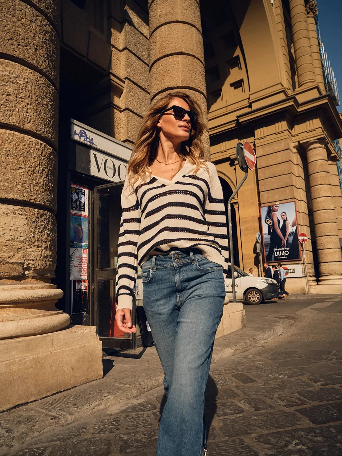 MOS MOSH | Rora Stripe Knit 158880