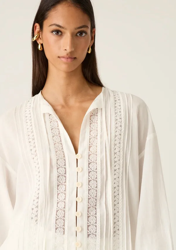 Mos The Label Ivy Blouse- White