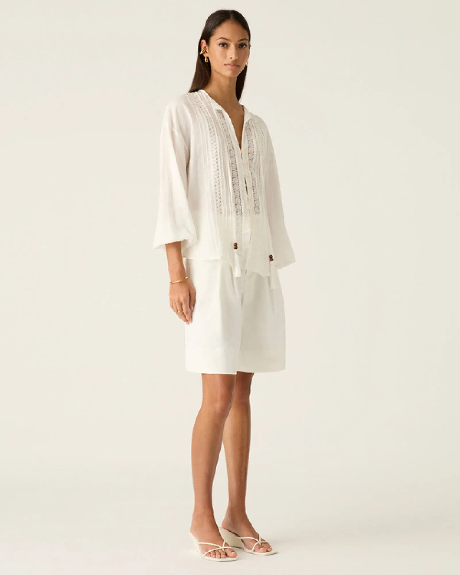 Mos The Label Ivy Blouse- White