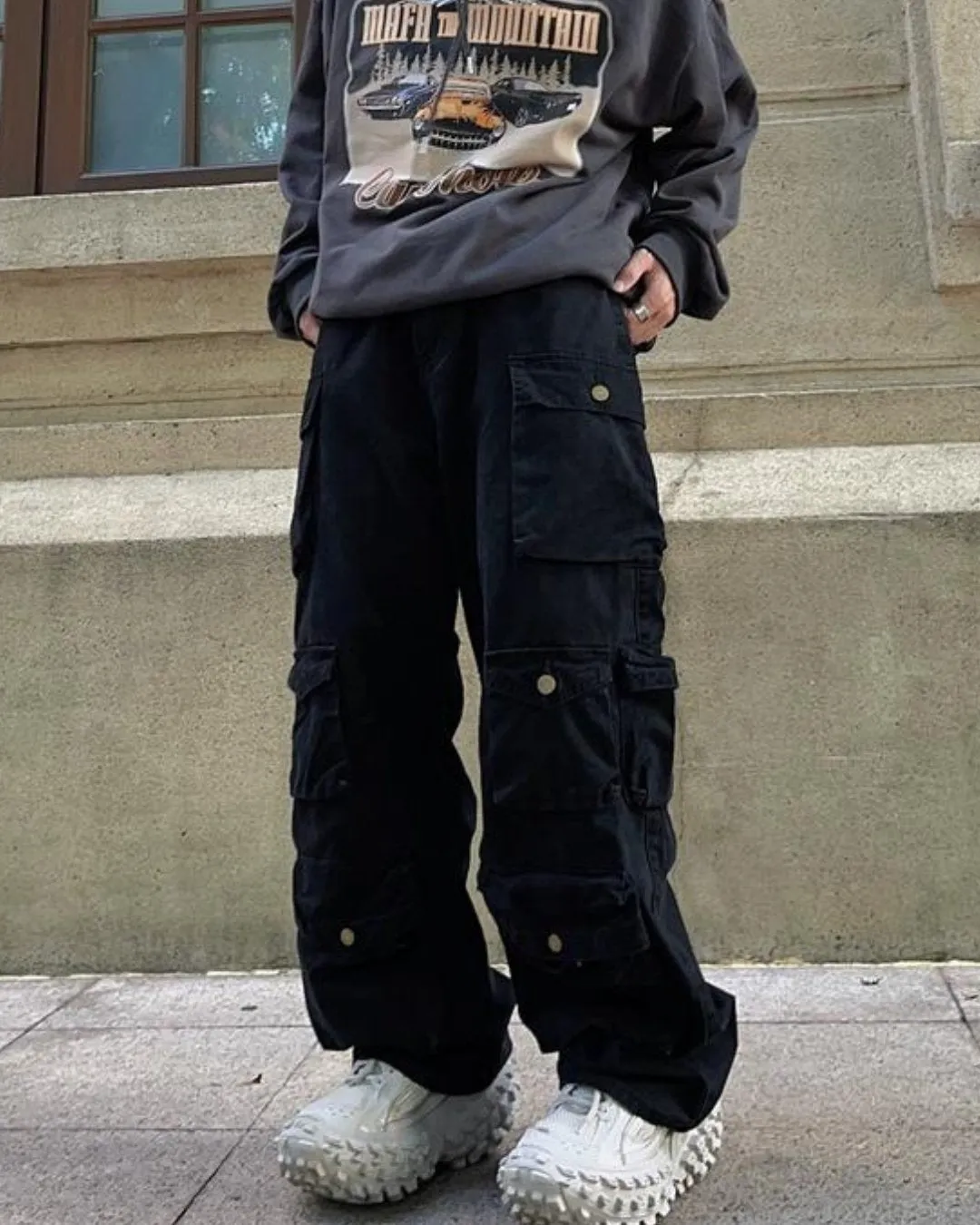 Multi-Pocket Over Cargo Pants FTG0005