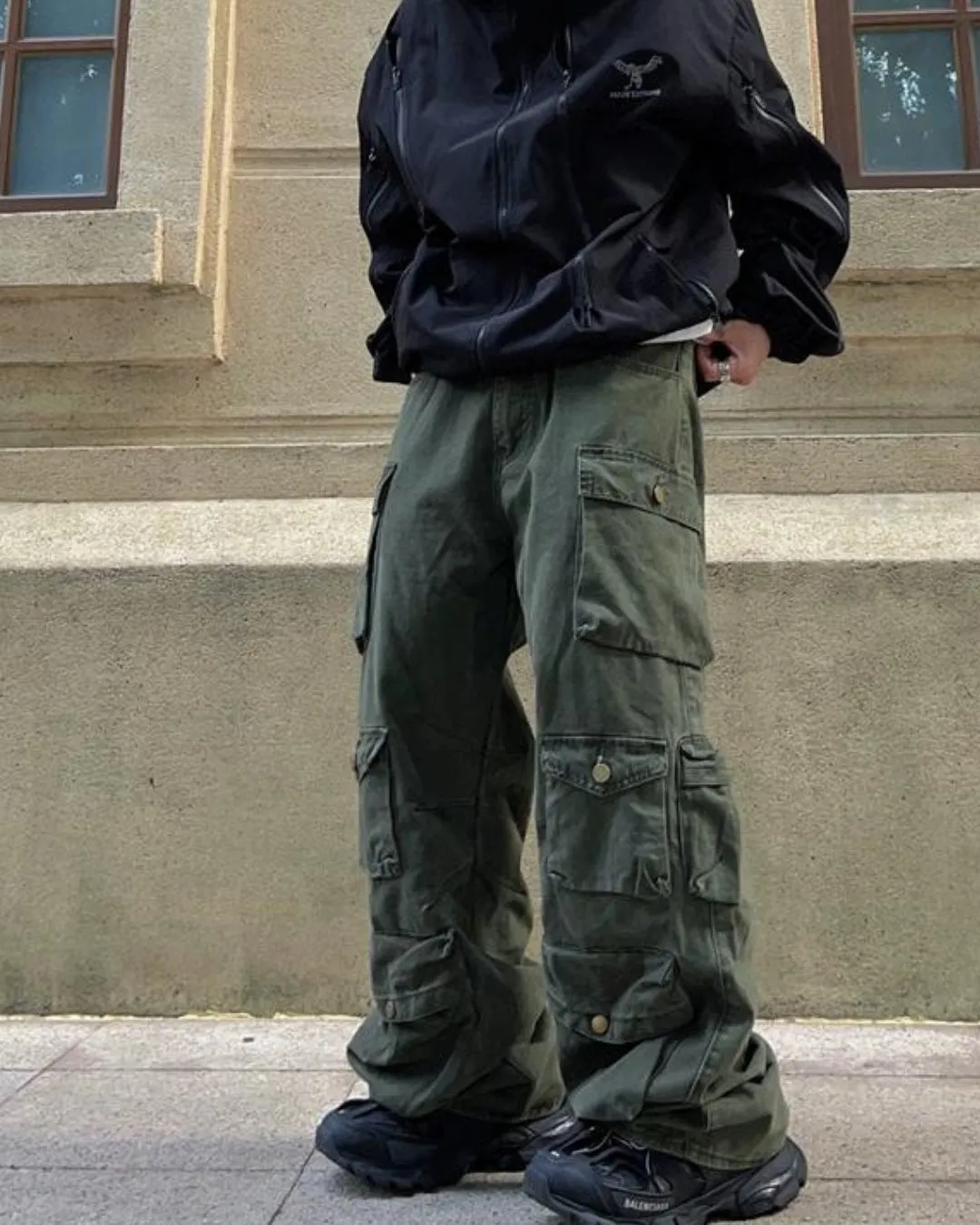 Multi-Pocket Over Cargo Pants FTG0005