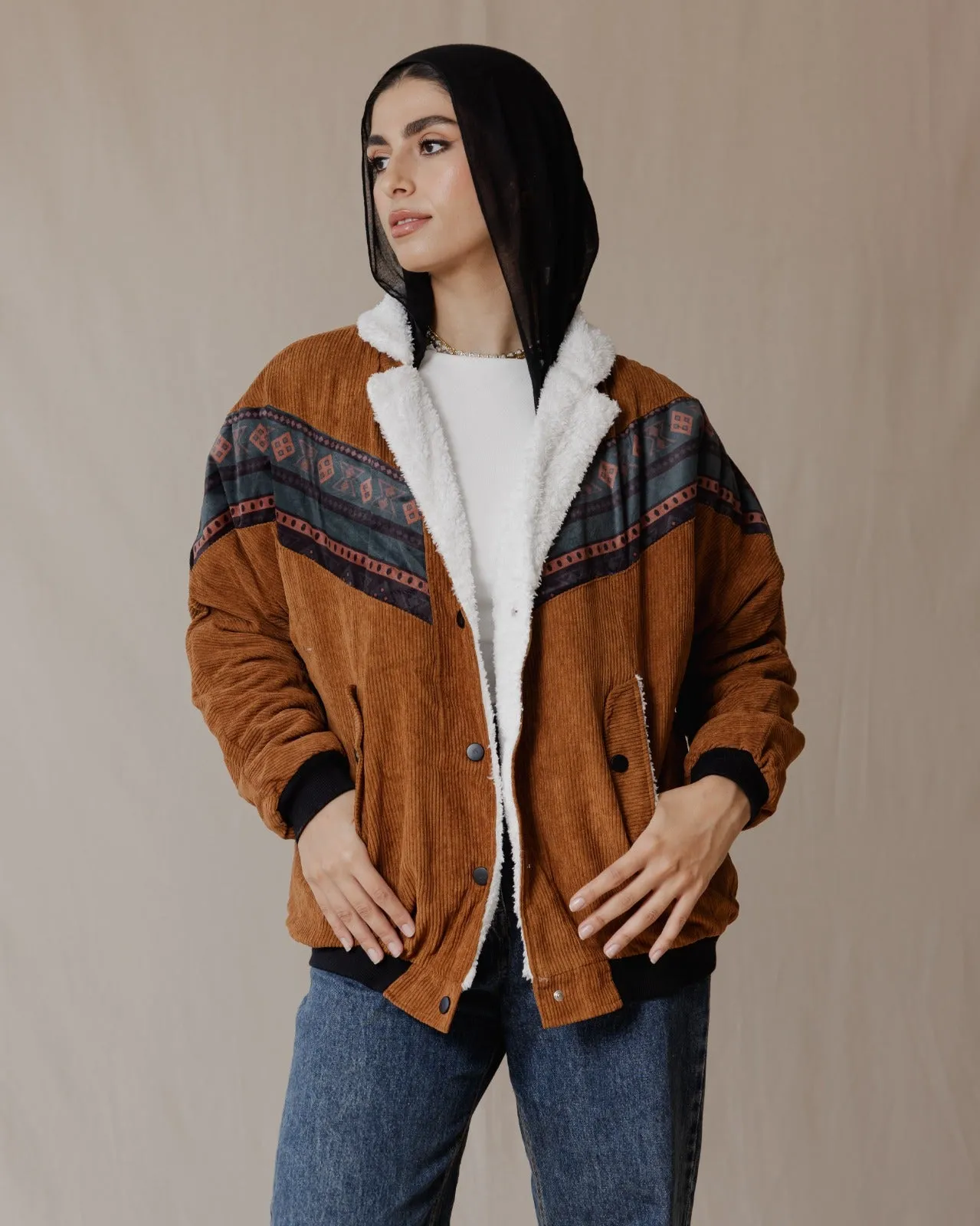 Native Corduroy Jacket Havane