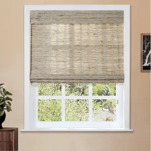 Natural Ramie Bamboo Woven Shade - Almond