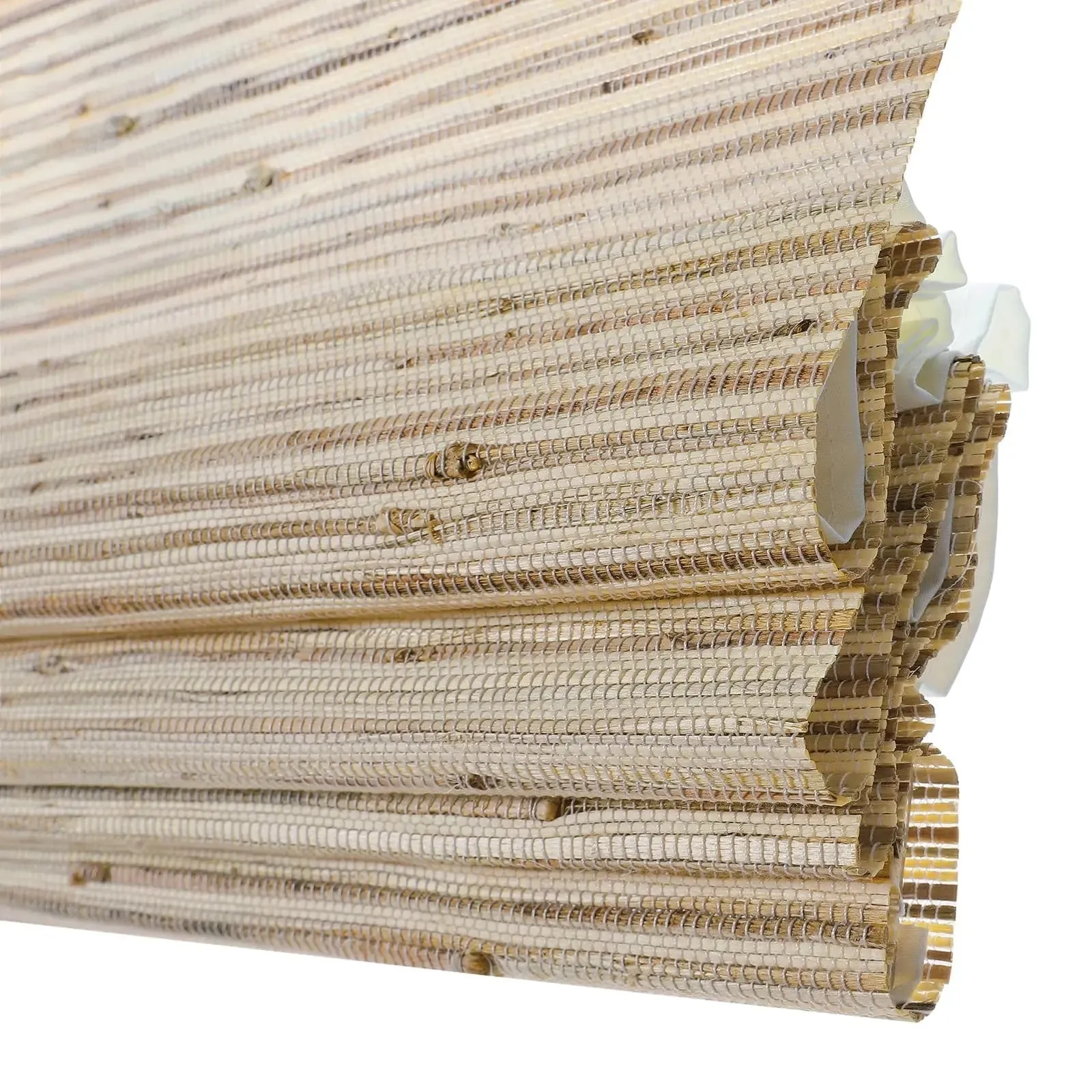 Natural Ramie Bamboo Woven Shade - Beige Brown