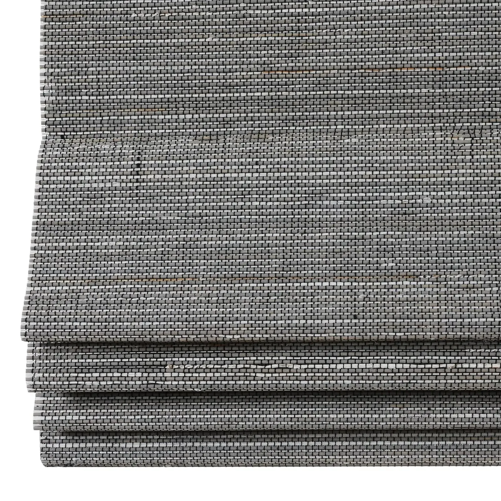 Natural Ramie Bamboo Woven Shade - Grey