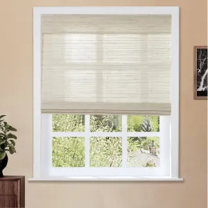 Natural Ramie Bamboo Woven Shade - Wall White