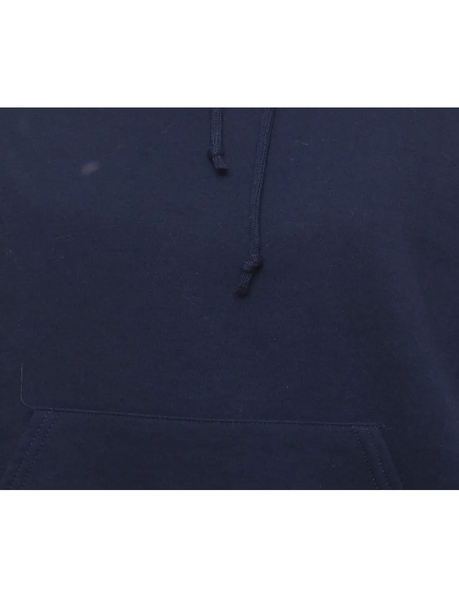 Navy Hooded Sweatshirt - S